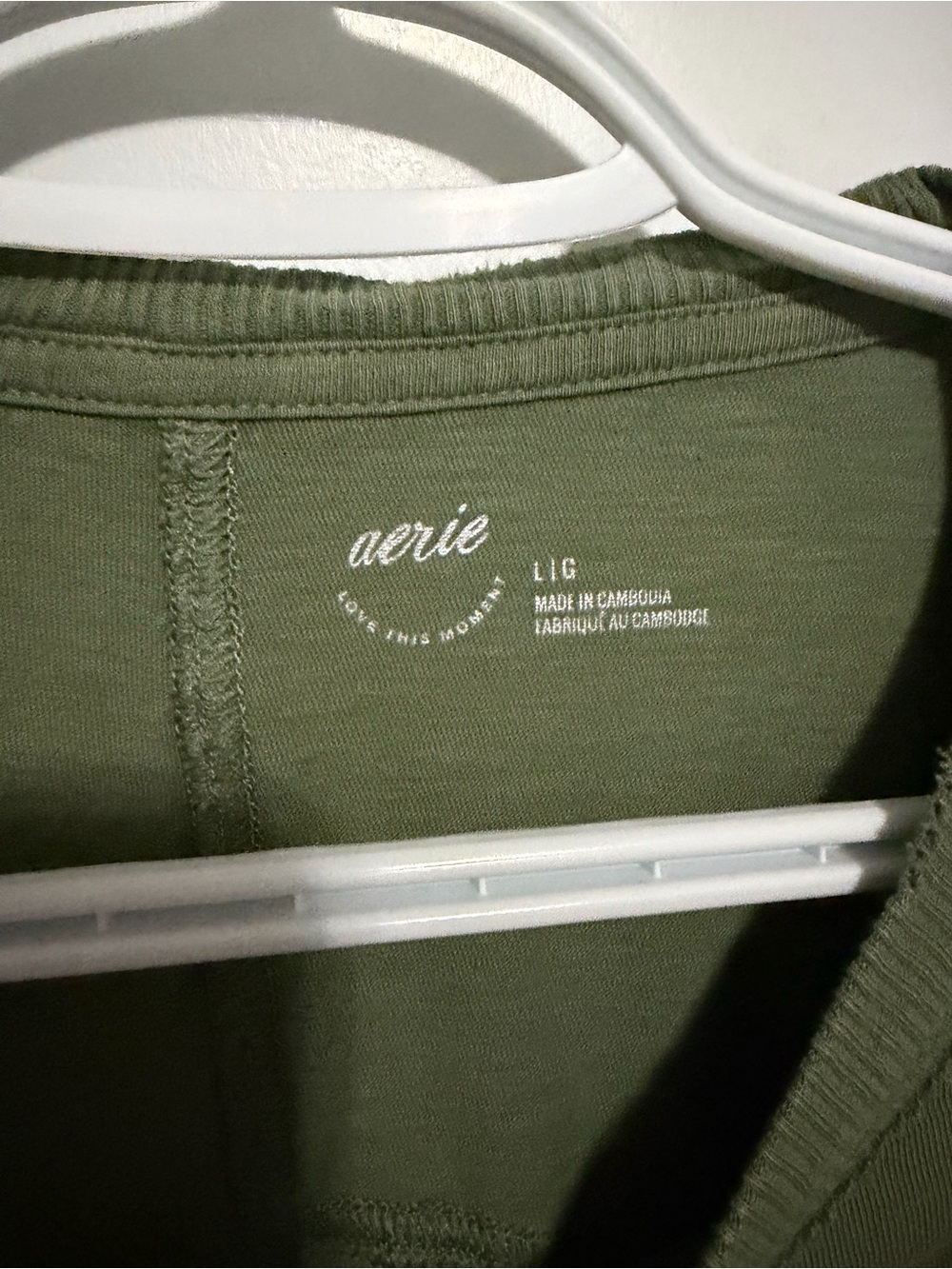 Aerie:Balloon Long Sleeve Top (ptp approx 25in) Size Large - Picture 4 of 9